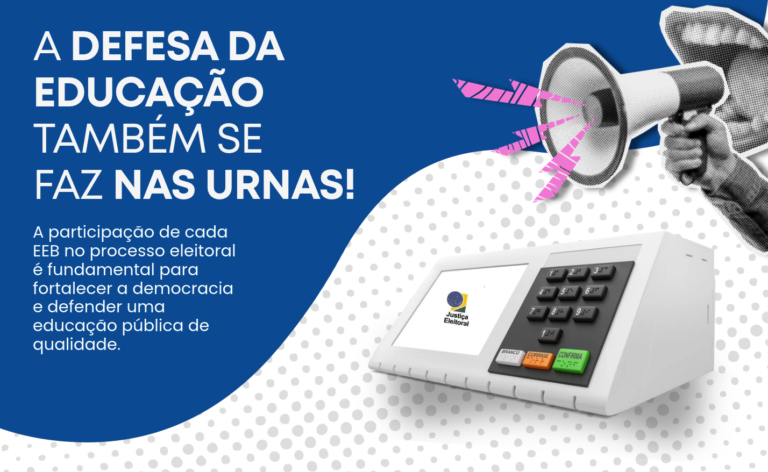 A defesa da educação também se faz nas urnas!